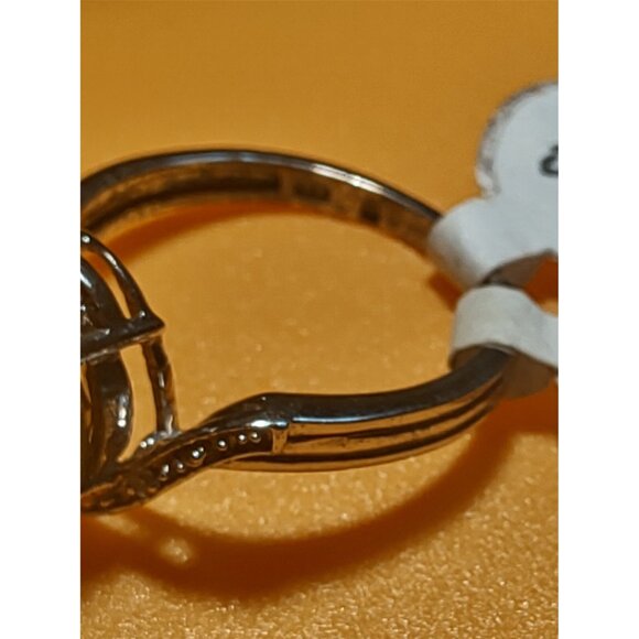 Italian Women's Size 8 Sterling Silver 925 Ring with Smoky Quartz New with box - Picture 4 of 10